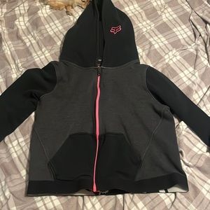 XL fox racing zip-up, size is XL but fits like a L, slightly worn